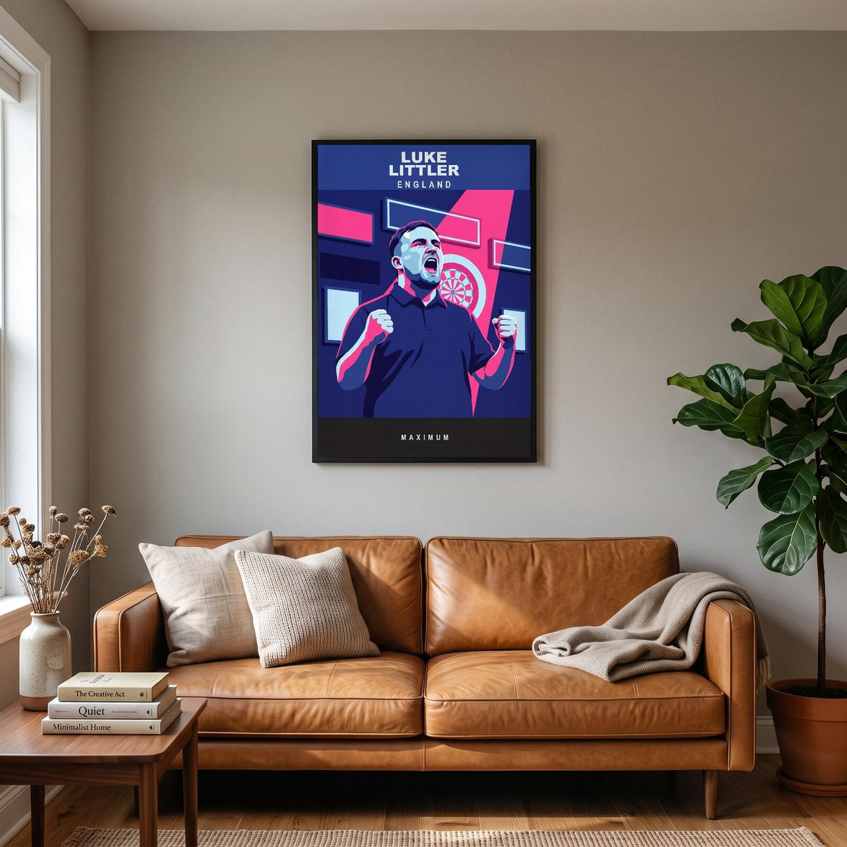 Luke Littler Maximum Darts Art Print
