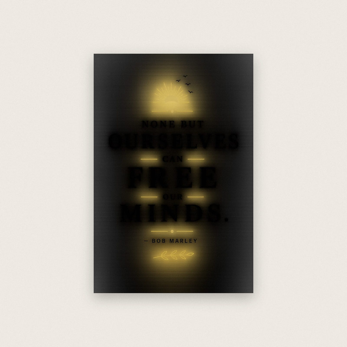Bob Marley Quote Print