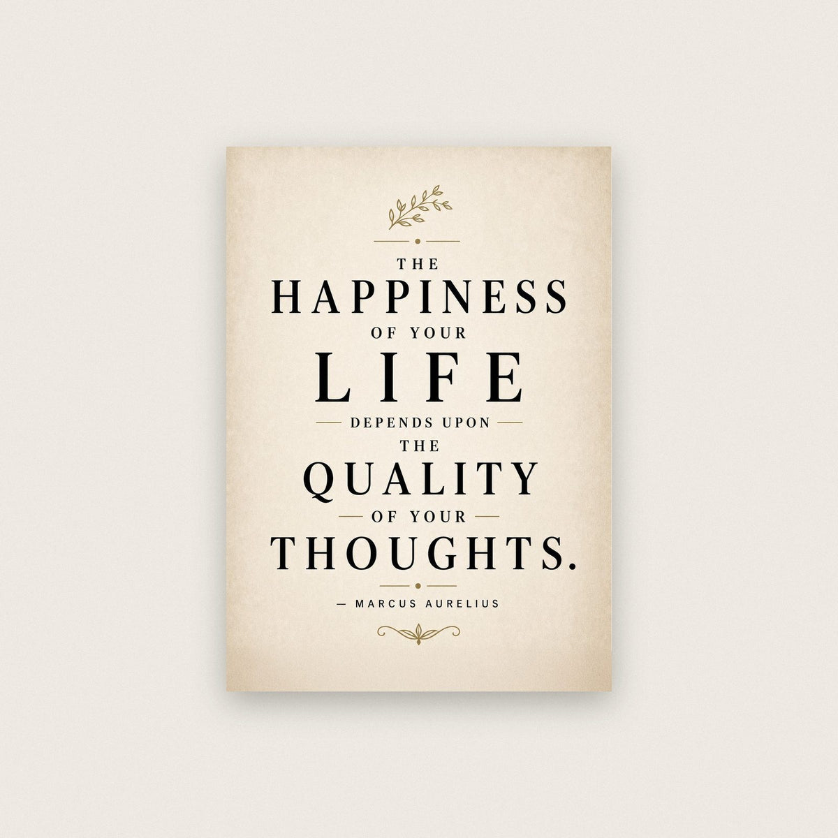 Marcus Aurelius Quote Print