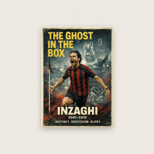 Football Legends Poster – Filippo Inzaghi