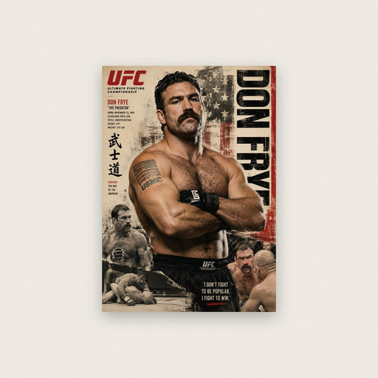 Don Frye UFC Poster