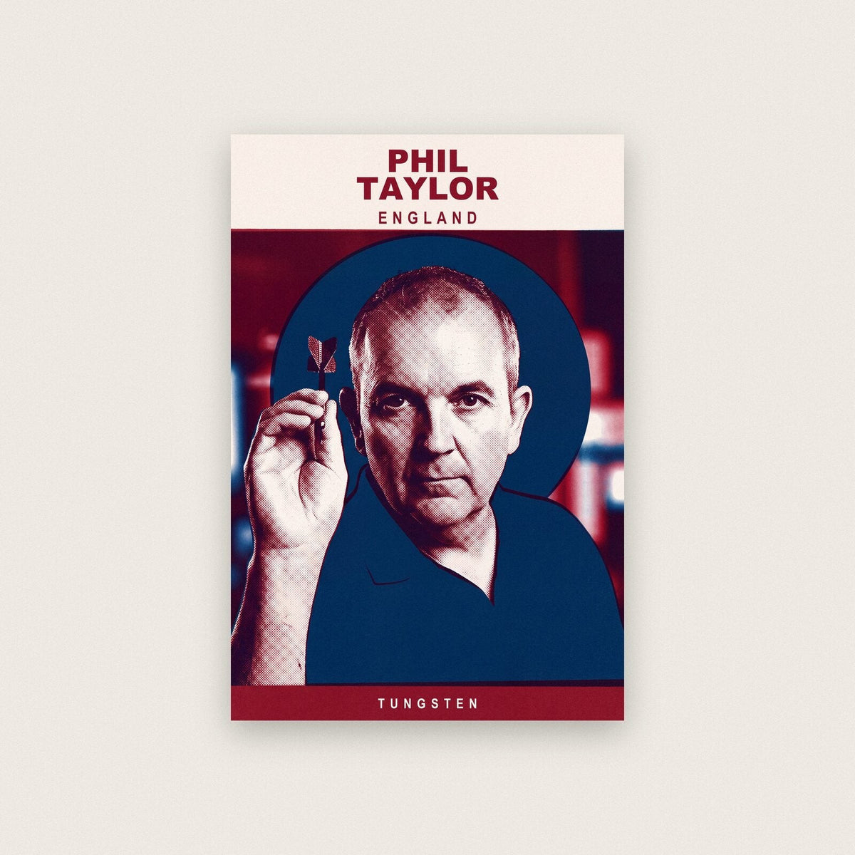 Phil Taylor Tungsten Darts Art Print
