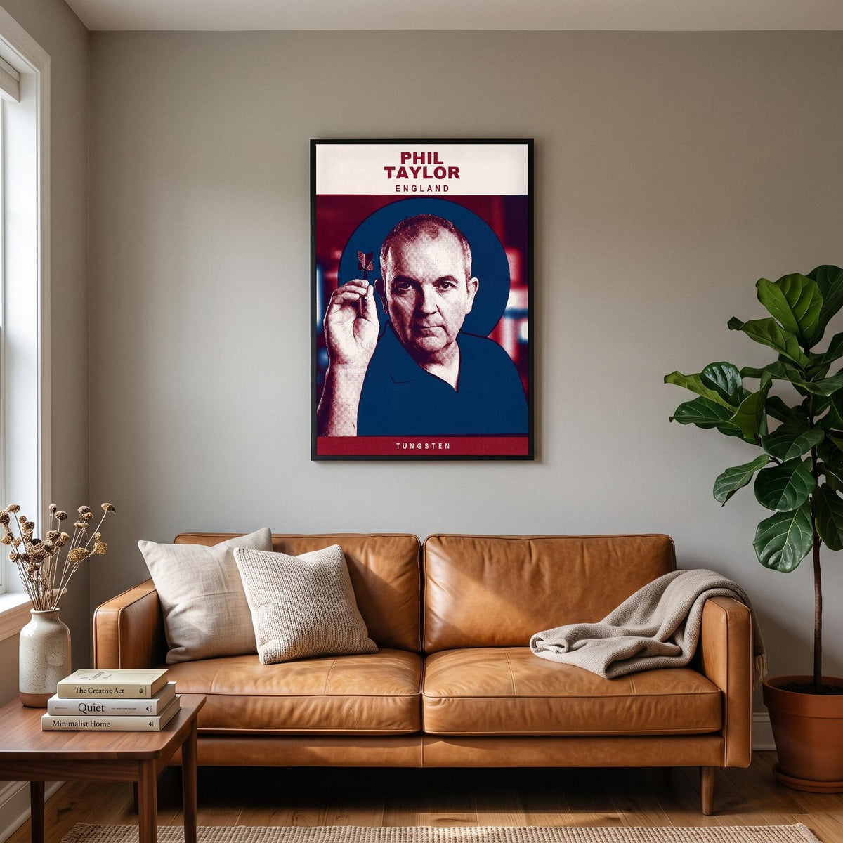Phil Taylor Tungsten Darts Art Print