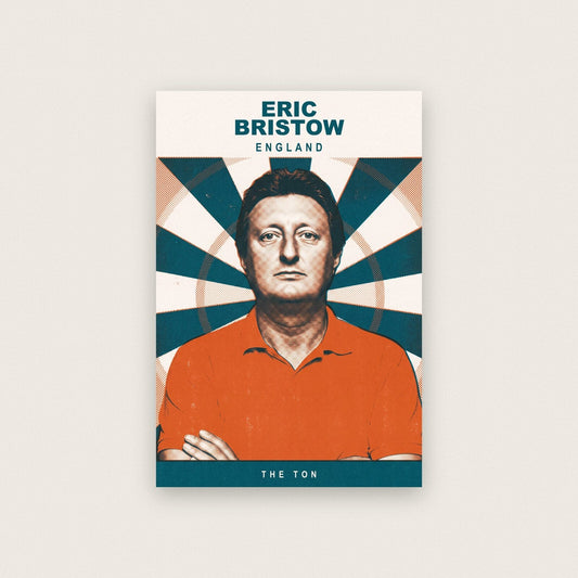 Eric Bristow The Ton Darts Art Print