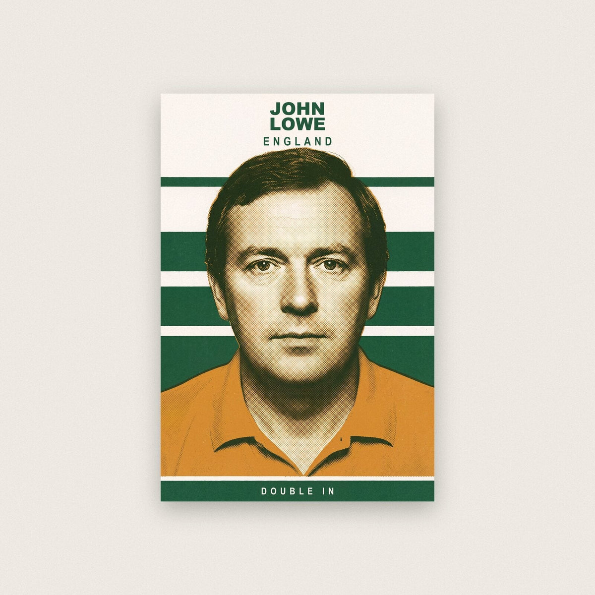 John Lowe Double In Darts Art Print