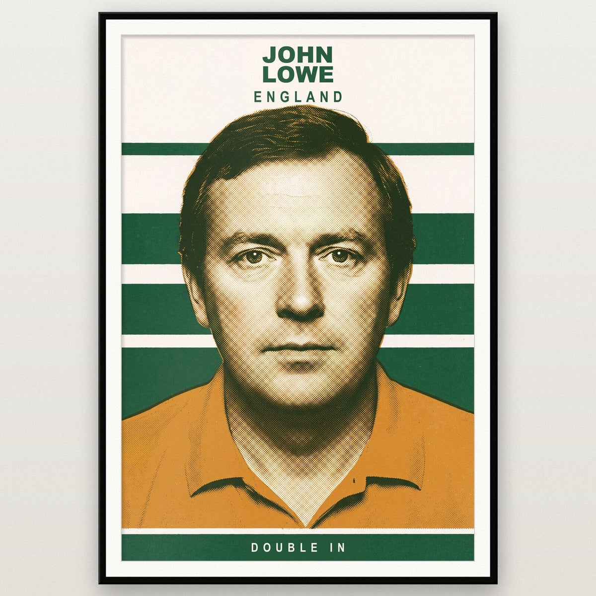 John Lowe Double In Darts Art Print