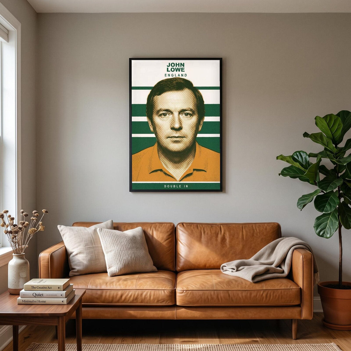 John Lowe Double In Darts Art Print