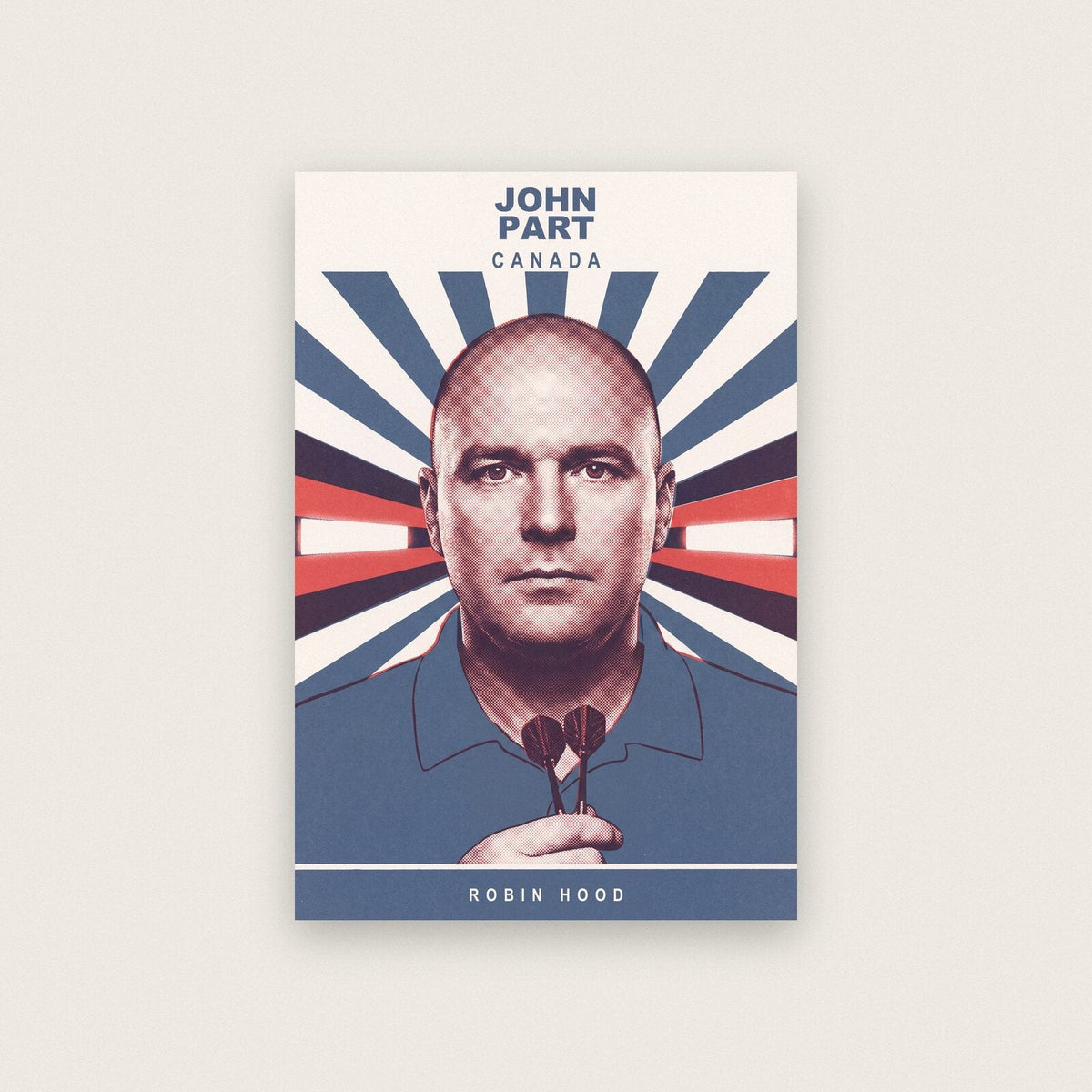 John Part Robin Hood Darts Art Print