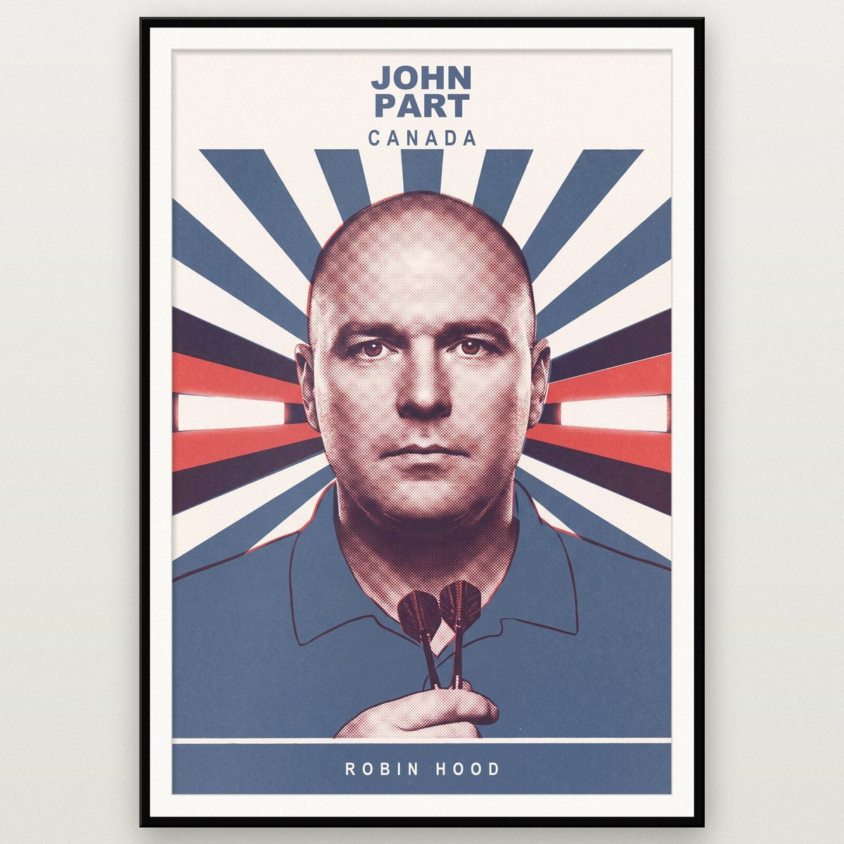 John Part Robin Hood Darts Art Print