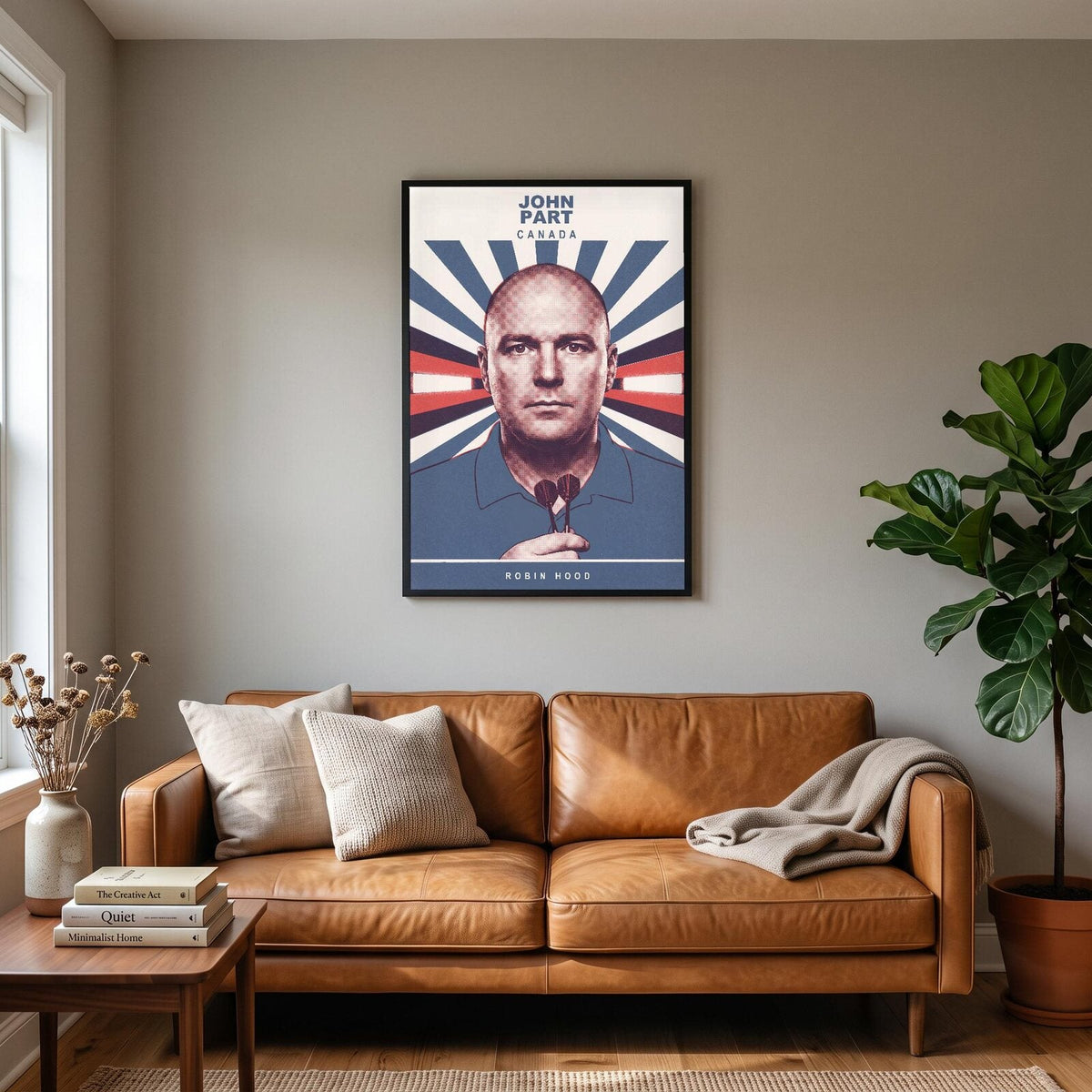 John Part Robin Hood Darts Art Print