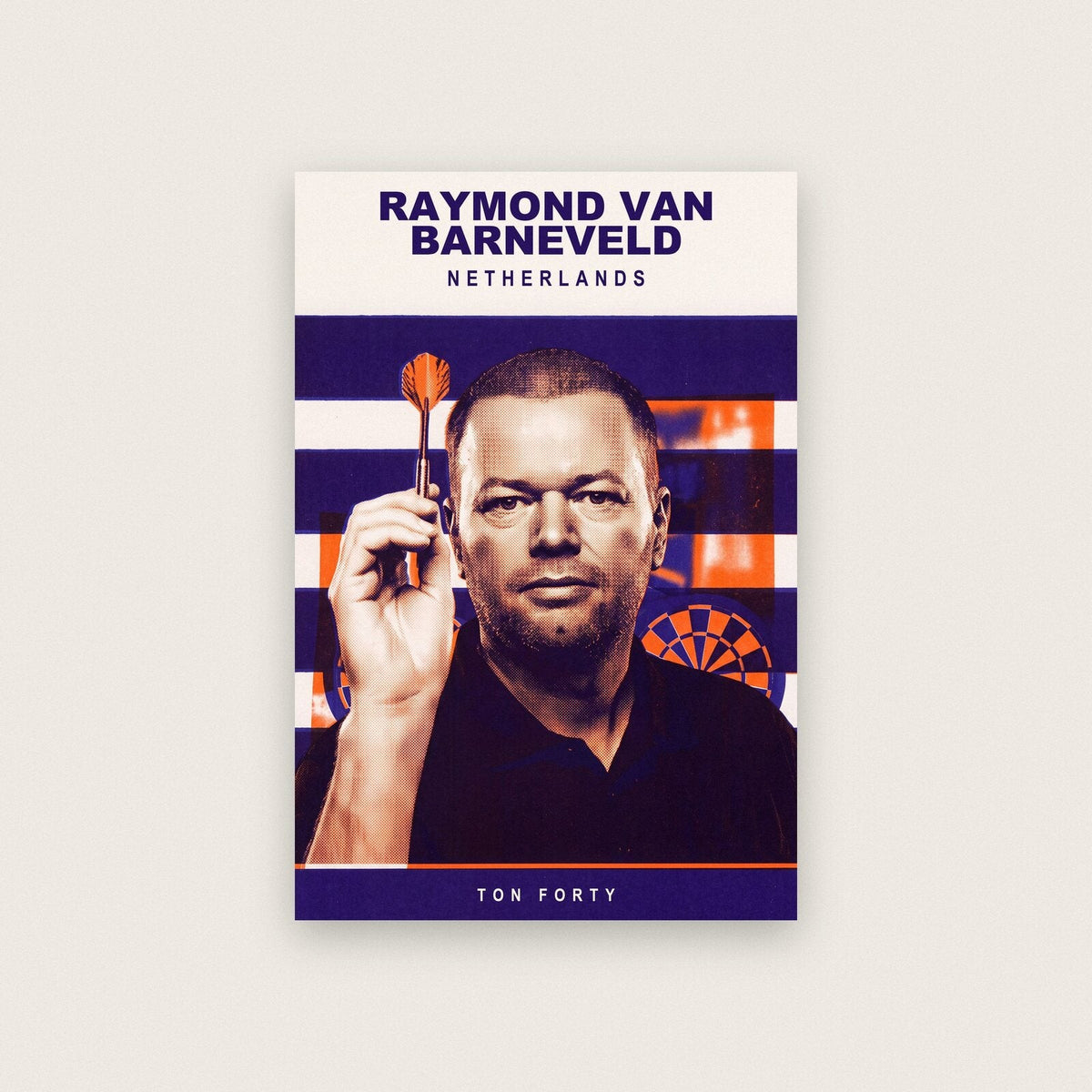 Raymond van Barneveld Ton Forty Darts Art Print