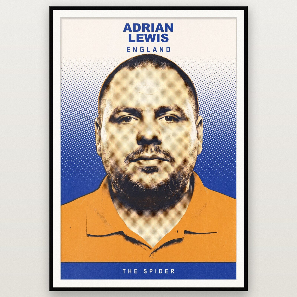 Adrian Lewis The Spider Darts Art Print