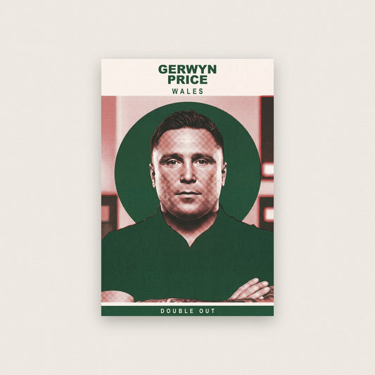 Gerwyn Price Double Out Darts Art Print