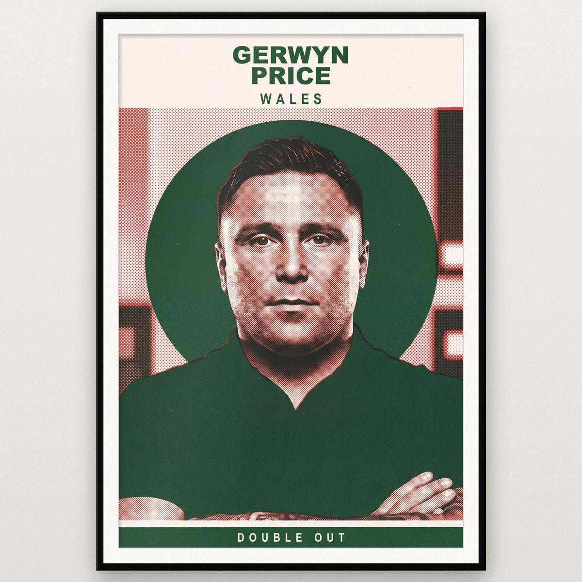 Gerwyn Price Double Out Darts Art Print