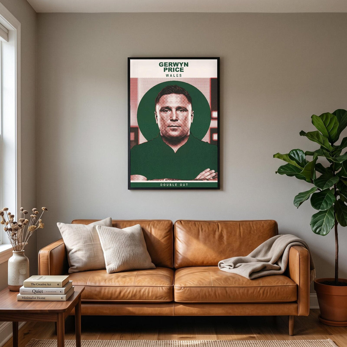 Gerwyn Price Double Out Darts Art Print
