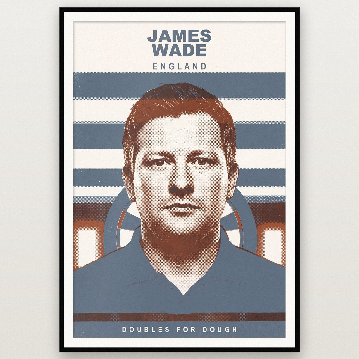 James Wade Doubles For Dough Darts Art Print