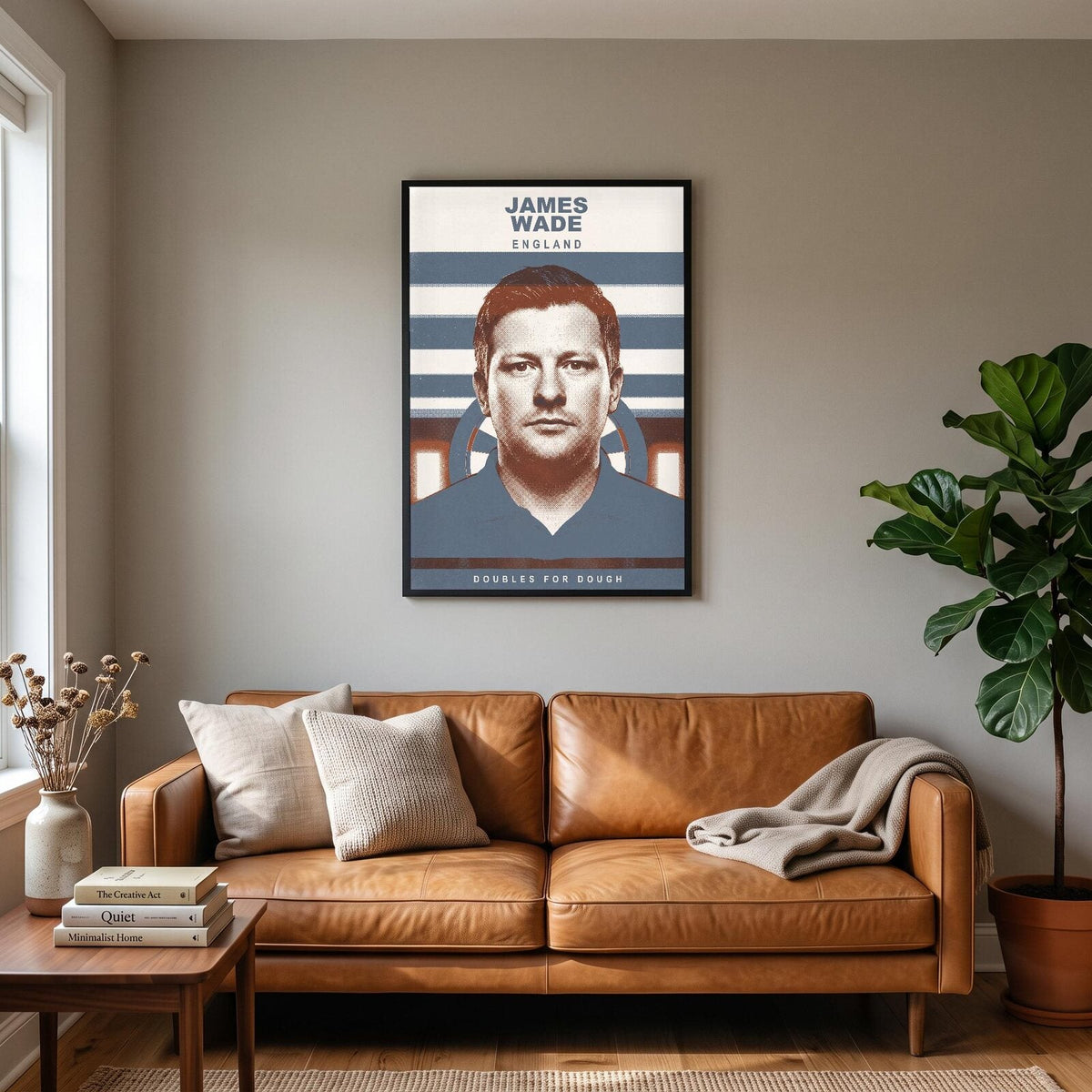 James Wade Doubles For Dough Darts Art Print