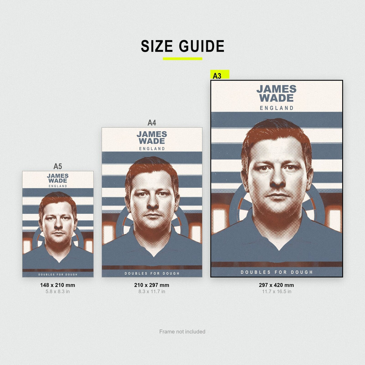 James Wade Doubles For Dough Darts Art Print