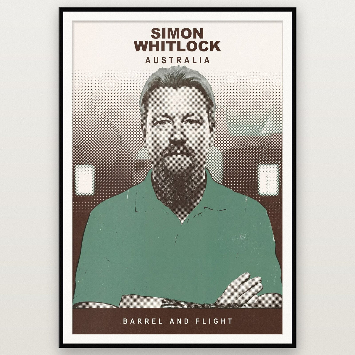 Simon Whitlock Barrel And Flight Darts Art Print