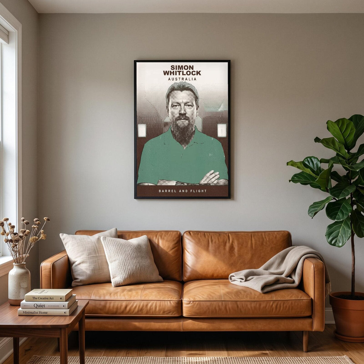 Simon Whitlock Barrel And Flight Darts Art Print