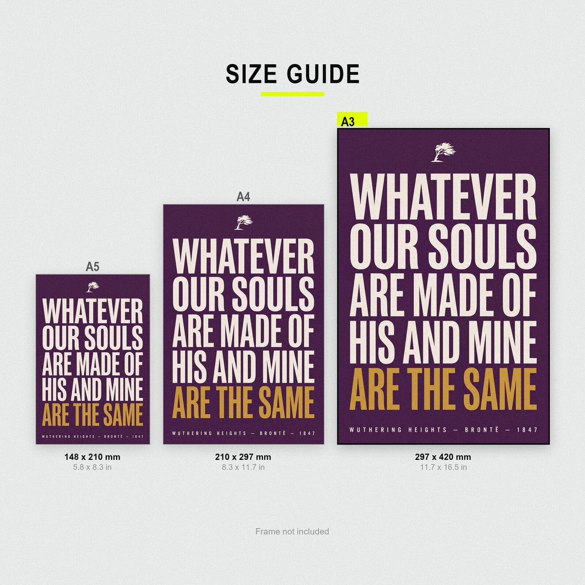 Our Souls Are The Same Book Quote Art Print