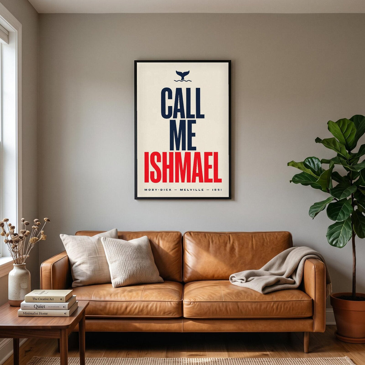 Call Me Ishmael Book Quote Art Print