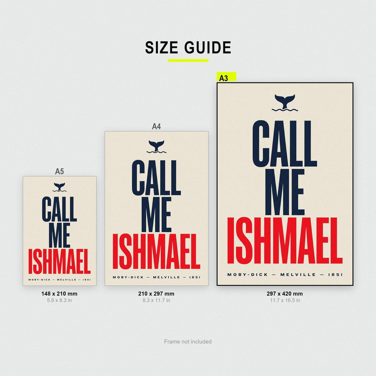 Call Me Ishmael Book Quote Art Print