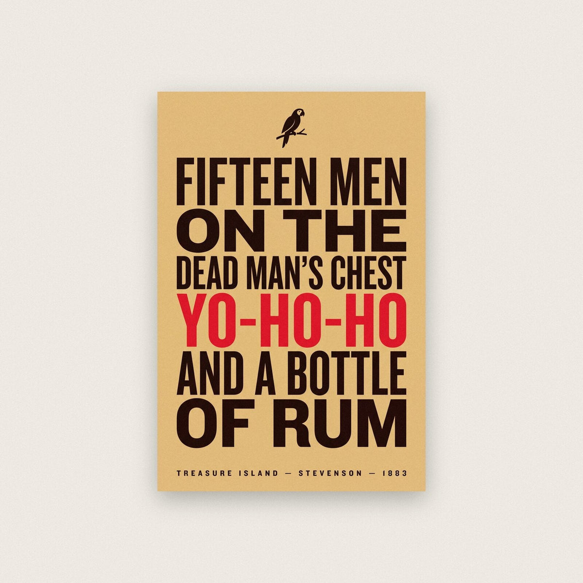Yo Ho Ho And A Bottle Of Rum Book Quote Art Print