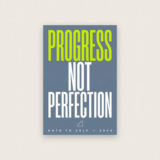 Progress Not Perfection Note To Self Typography Art Print