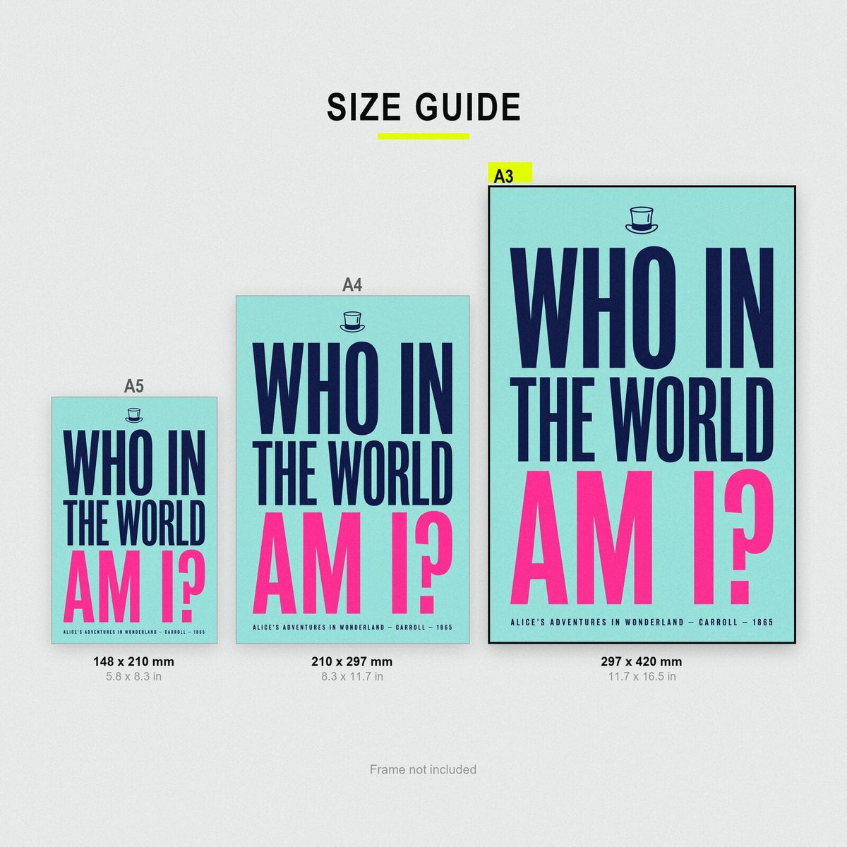 Who In The World Am I Book Quote Art Print