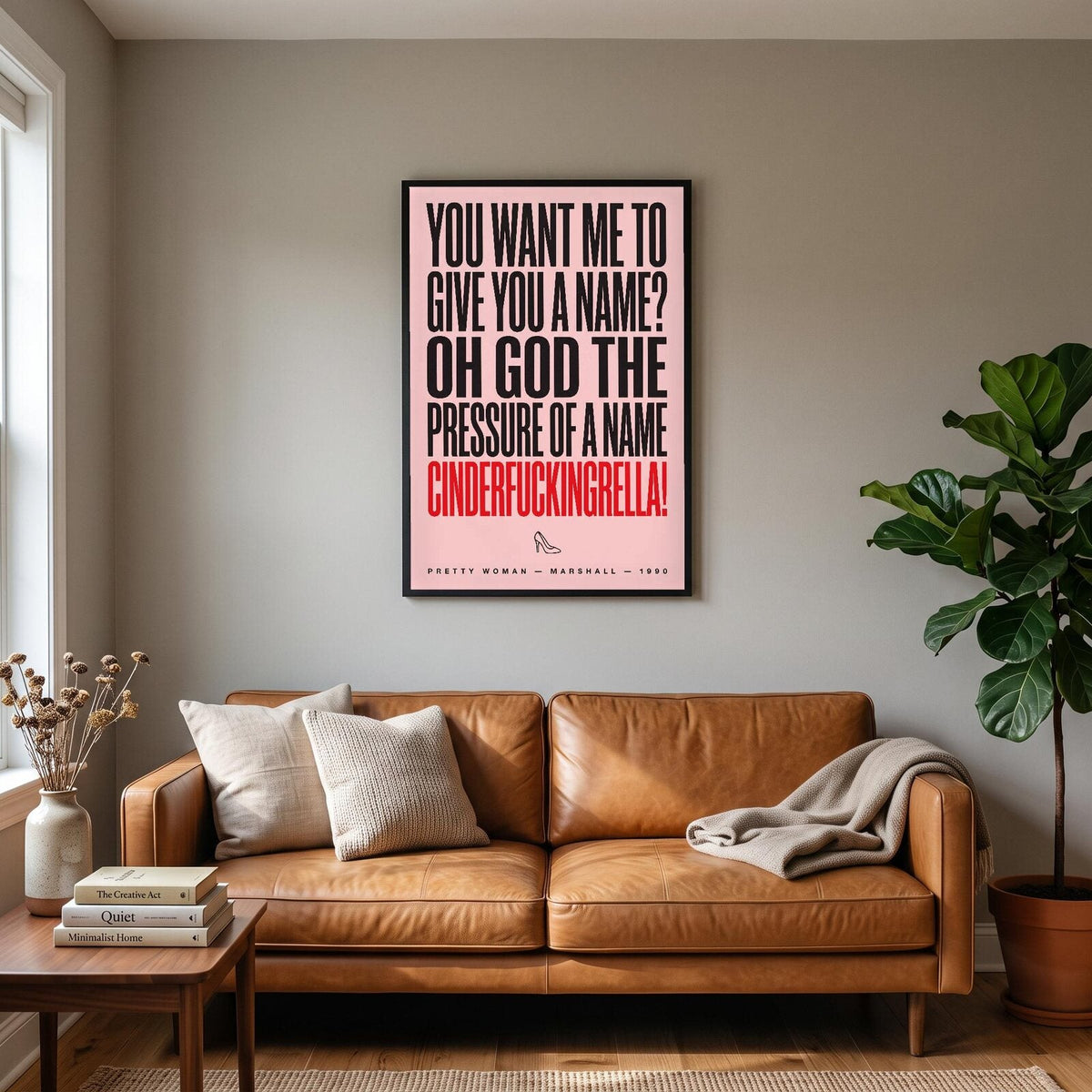 Oh God The Pressure Of A Name Movie Quote Art Print