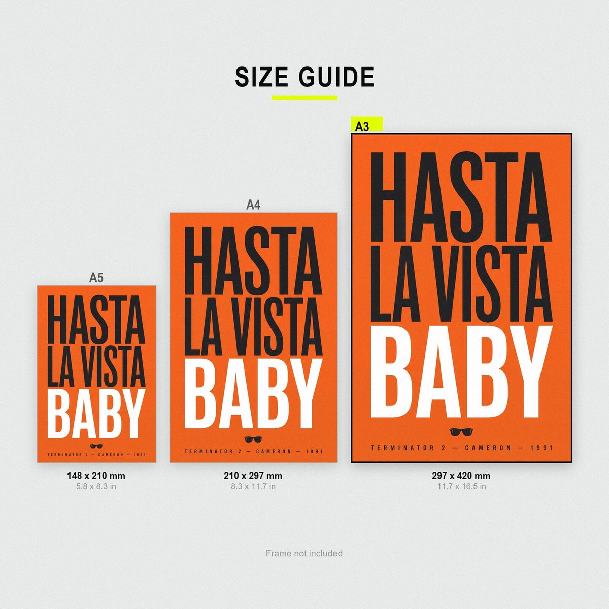 Hasta La Vista Baby Movie Quote Art Print