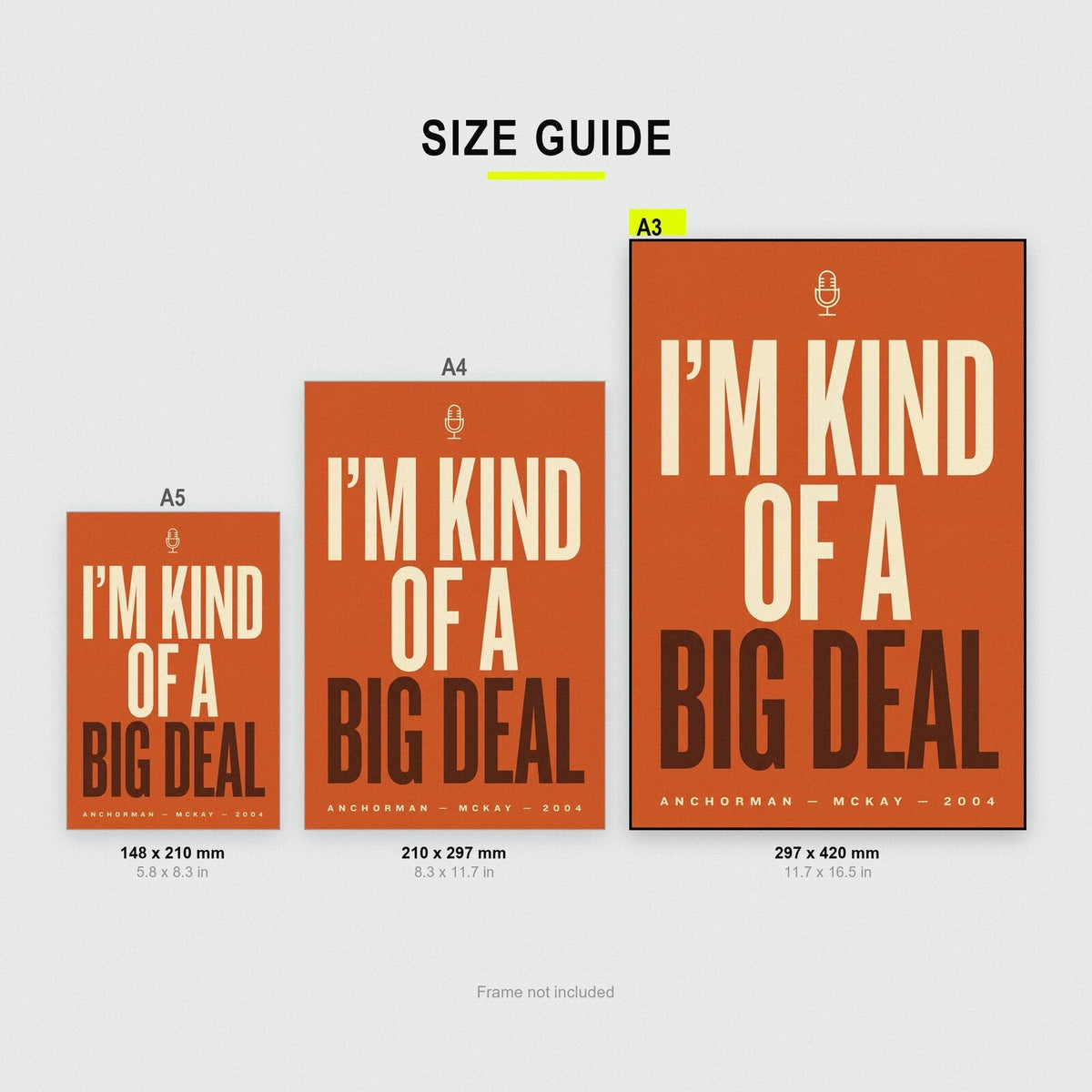 Im Kind Of A Big Deal Movie Quote Art Print