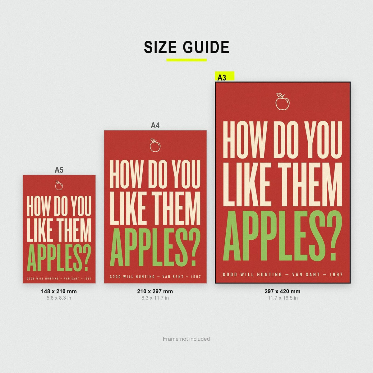 How Do You Like Them Apples Movie Quote Art Print