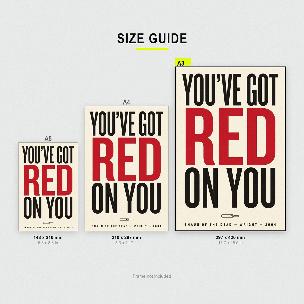Youve Got Red On You Movie Quote Art Print