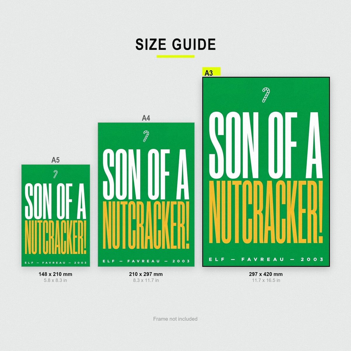 Son Of A Nutcracker Movie Quote Art Print