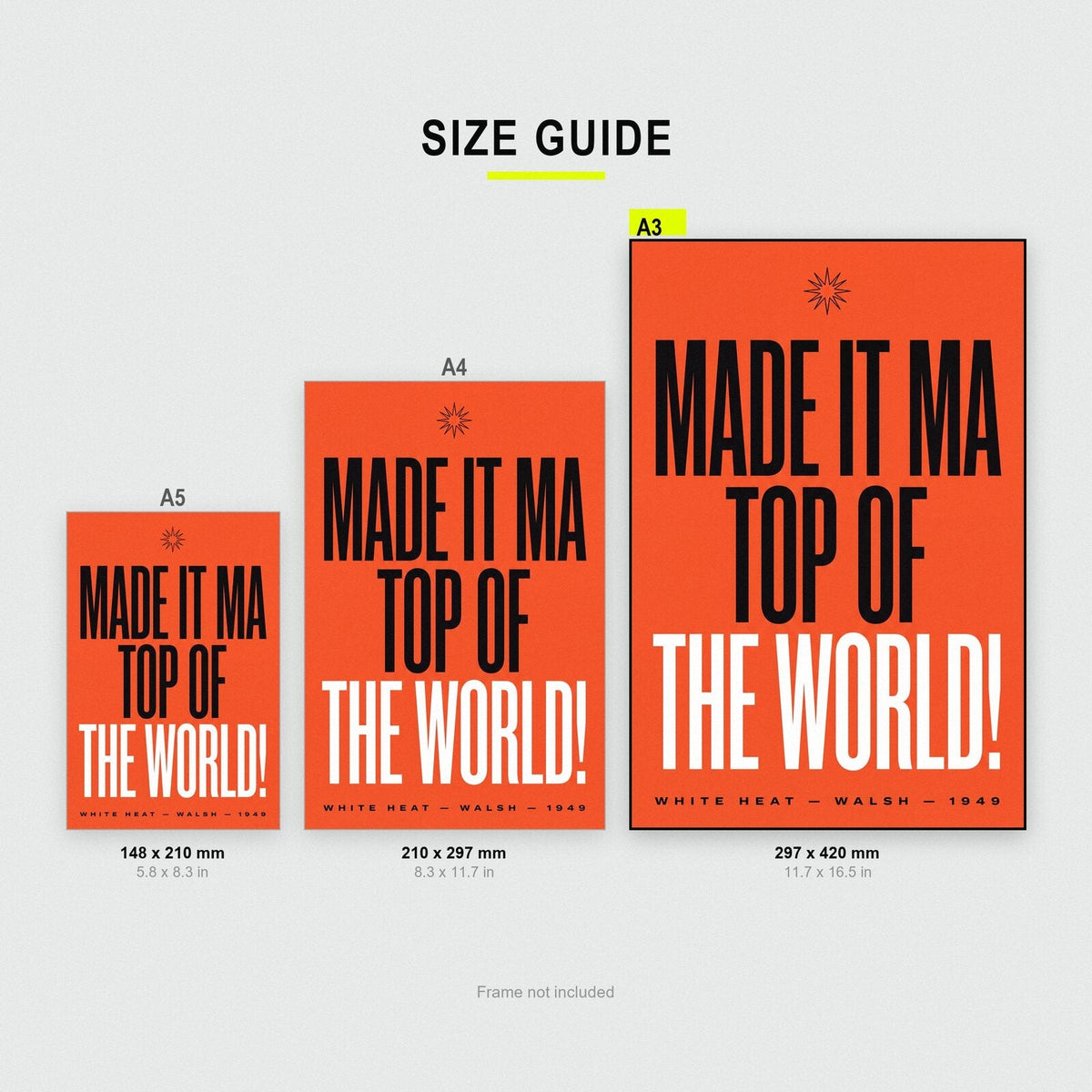 Made It Ma Top Of The World Movie Quote Art Print