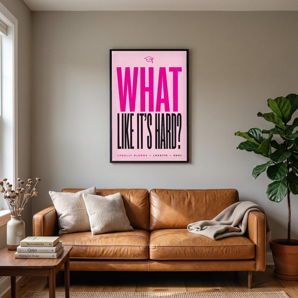 What Like Its Hard Movie Quote Art Print