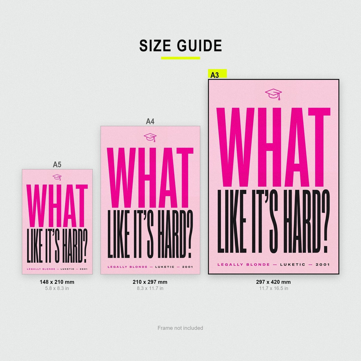 What Like Its Hard Movie Quote Art Print