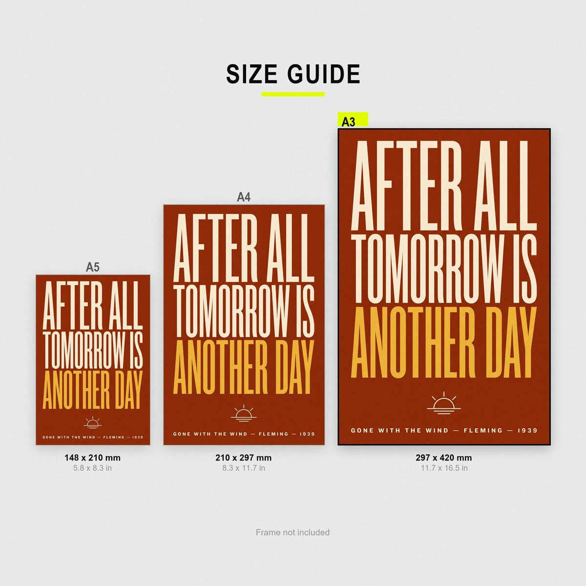 After All Tomorrow Is Another Day Movie Quote Art Print