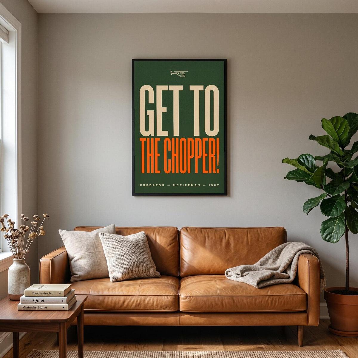 Get To The Chopper Movie Quote Art Print