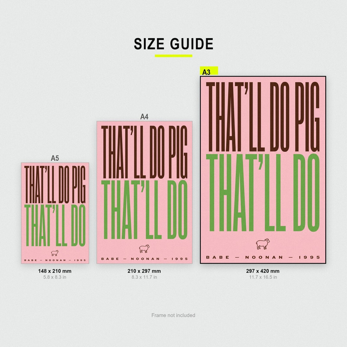 Thatll Do Pig Thatll Do Movie Quote Art Print
