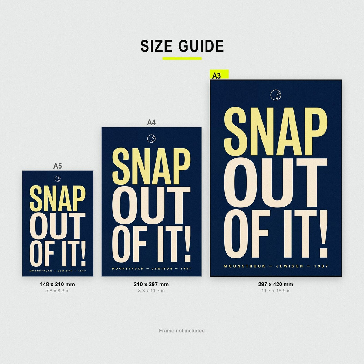 Snap Out Of It Movie Quote Art Print
