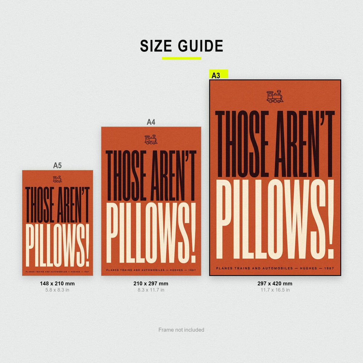 Those Arent Pillows Movie Quote Art Print