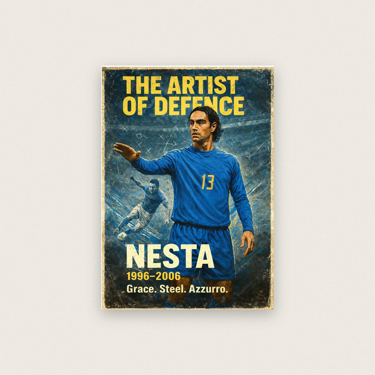 Alessandro Nesta Football Legends Poster