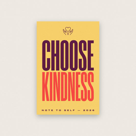 Choose Kindness Note To Self Typography Art Print