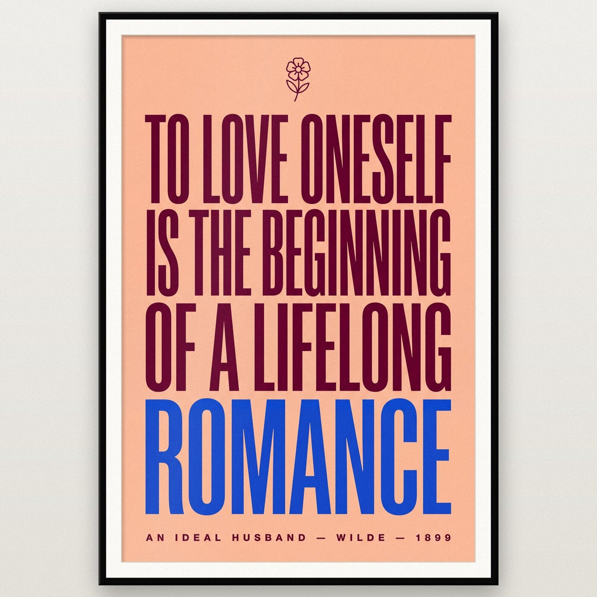 The Beginning Of A Lifelong Romance Book Quote Art Print