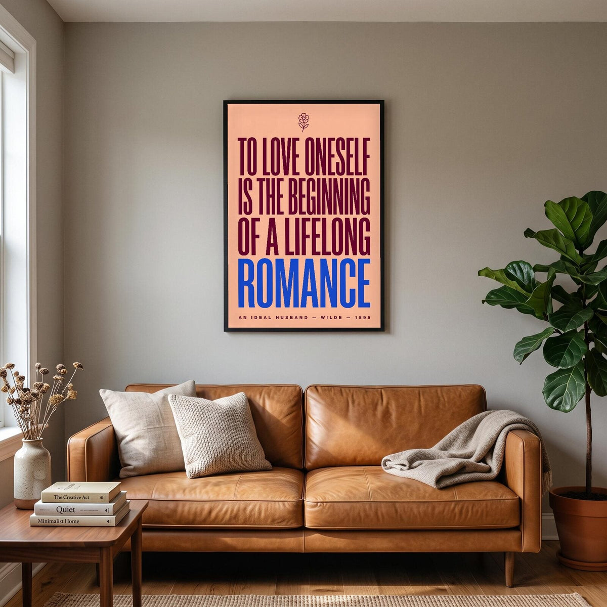 The Beginning Of A Lifelong Romance Book Quote Art Print