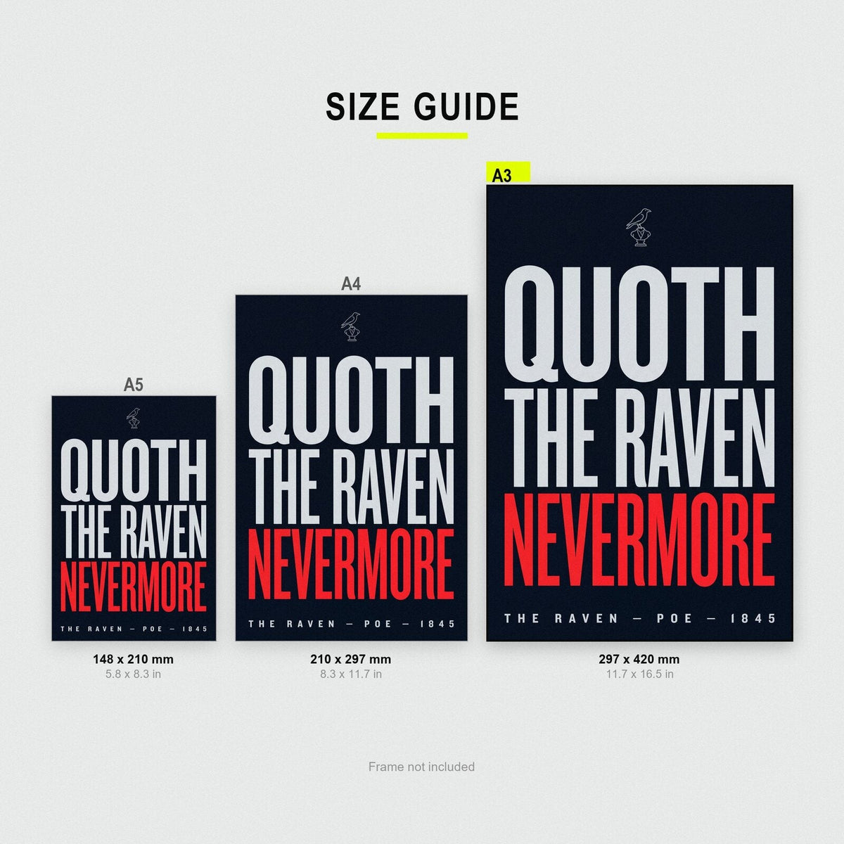 Quoth The Raven Nevermore Book Quote Art Print