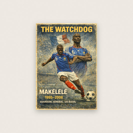Claude Makélélé Football Legends Poster